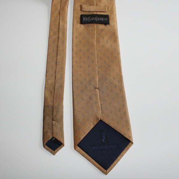 {Yves St. Laurent} 100% Silk Vintage Tie - Picture 6 of 6